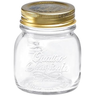 Bormioli Rocco Quattro Stagioni Marmeladen-/ Einmachgläser 150 ml (mit Schraubdeckel ø 56 mm, Konfitürenglas, 12 Gläser) 58276
