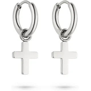 s.Oliver Creolen Modern Cross silber Edelstahl 2013796