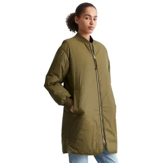 Marc O'Polo DENIM Kurzmantel im Long-Bomber-Look grün XS