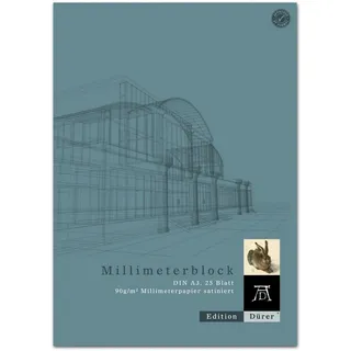 Edition Dürer Millimeterblock A3 25 Blatt 90g/m2 Weiß