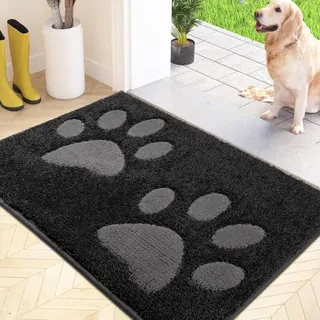 Fußmatte Für Den Innenbereich, 50 X 80 Cm, Rutschfest Und Maschinenwaschbar, Weiche, Saugfähige Bodenmatte Für Hunde, Eingang, Tür, Flur