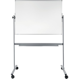 Legamaster Economy Stativ-Drehtafel - weiß - 90 x 120 cm - mobiles, wendbares Whiteboard - magnetisch und beschreibbar - inkl. Zubehör