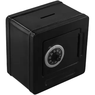 Geldkassette Abschließbar Klein 13.2x13.2x9cm, Geldkasette mit Zahlenschloss, Abschließbare Box, Spardose Tragbar Münzen Scheine Tresor, Trinkgeldkasse für Haus, Büro und Veranstaltungen, Wasserdicht
