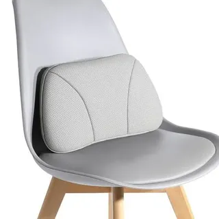 Echtes Rindsleder Kissen lordosenstütze Auto,Memory Foam Kissen,lendenkissen,Echtes Leder Rückenlehne,deko,blackroll,Outdoor,Kissen,Sofa(Grau,1p) Gr