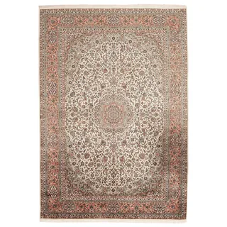 Kaschmir Reine Seide Teppich 216x313