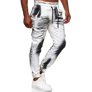 Code47 Slim-fit-Jeans Code47 Herren Chino Pants, Jeans, Slim Fit, (1-tlg) weiß 31