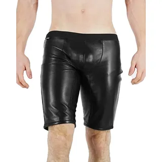 BOCKLE Boxershorts Bockle® Long Leather Lamm Boxer Leder Shorts kurze Lederhose M