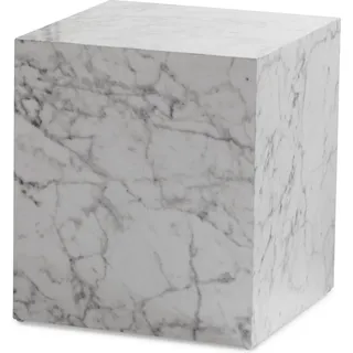 FineBuy MONOBLOC Weiß MDF 40 x 40 x 45 cm