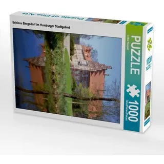 Calvendo Puzzle Schloss Bergedorf im Hamburger Stadtgebiet 1000 Teile Lege-Größe 64x48cm Foto-Puzzle für glückliche Stunden