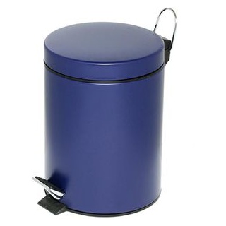 Alco Mülleimer 2962, blau, aus Metall, 20 Liter