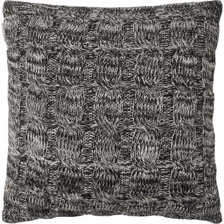Ainaa Dekoratives Kissen 50 x 50 cm schwarz