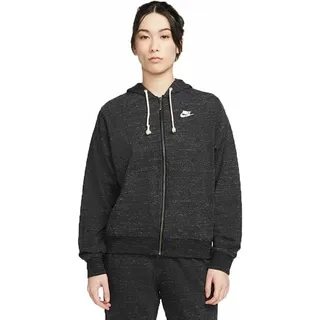 Nike Gym Vintage Sweatshirtjacke Damen schwarz - L