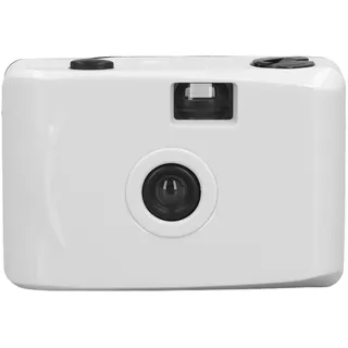 HUSHUI 35-mm-Filmkamera, Wiederverwendbare Retro-Kamera mit 1/100 S Verschlusszeit F/9 28-mm-Objektiv, Zum Schnorcheln, Schwimmen, Reisen, Outdoor-Fotografie (Schwarz und Weiß)