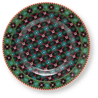 Pip Studio Berry Blues Petit Four Clover Green 12 cm grün 4er Set