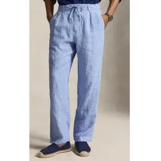Polo Ralph Lauren für Herren. 710B19649002 Lateef Leinenhose Relaxed Fit blau (S), Lässig