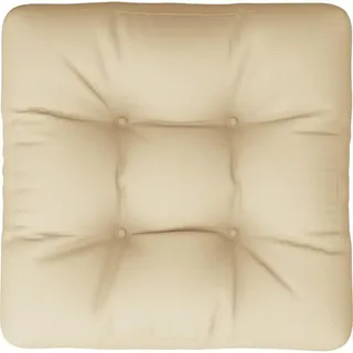 vidaXL Palettenkissen 60 x 60 x 12 cm beige 1 St.