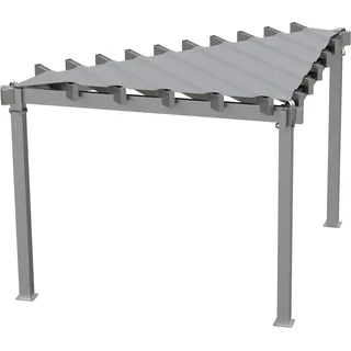 Sojag Pavillon Lima 1010 Lichtgrau 293,3 cm x 293,3 cm x 242,6 cm