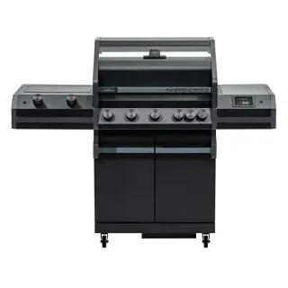 Grillfürst Gasgrill Independence P530E Smart, 5 Brenner, Edelstahl, mit Thermometer und Ablagen, 13 KW