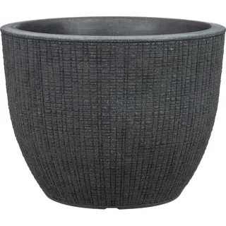 Scheurich Pflanzgefäß Barceo Ø 47 x 47 cm Stony black
