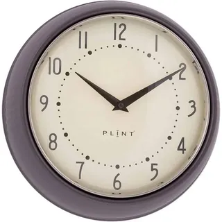 Plint Wanduhr Plint Retro Wanduhr Uhr Küchenuhr Dänisches Design grau