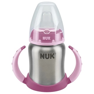 NUK Edelstahl-Trinklernflasche "Learner Cup" in Rosa - 125 ml