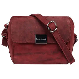 Umhängetasche BRUNO BANANI Gr. B/H/T: 17 cm x 15 cm x 4 cm onesize, rot Damen Taschen Handtaschen