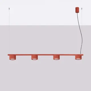 Sollux AURA 4 Gx53 40 cm rund rot