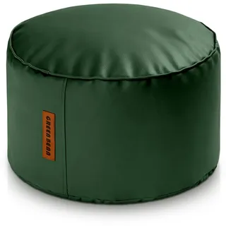 Green Bean Sitzhocker Pouf Kunstleder 43 x 30 x 43 cm Dunkelblau/Dunkelgrün