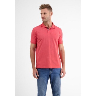 LERROS Poloshirt LERROS Poloshirt in Two-Tone-Piqué rot SOTTO