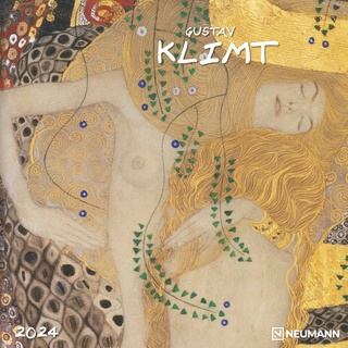 Gustav Klimt 2024 - Wand-Kalender - Broschüren-Kalender - 30x30 - 30x60 geöffnet - Kunst-Kalender