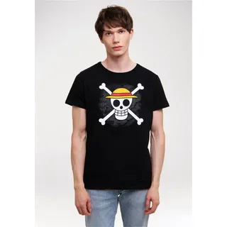 LOGOSHIRT One Piece - Skull schwarz 4XL