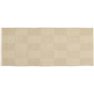HAY Check Wollteppich 80 x 200 cm Beige/Khaki