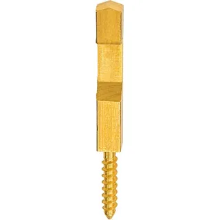 Selva Pendelhaken aus Messing 4x4 mm Vierkant
