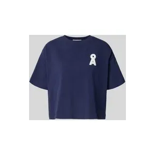 Loose Fit T-Shirt aus reiner Bio-Baumwolle Modell 'ALBERTARAA', Marine, XL