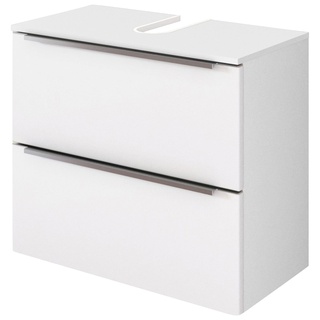 Waschbeckenunterschrank HELD MÖBEL "Matera" Schränke Gr. B/H/T: 60 cm x 55 cm x 35 cm, weiß Bad-Waschbecken-Unterschränke Breite 60 cm, mit matten MDF-Fronten und Softclose-Funktion
