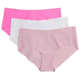 Under Armour Pure Stretch Panties 3 Units Rosa S Frau