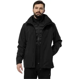 Jack Wolfskin Luntal 3in1 Jacke - Black - XL