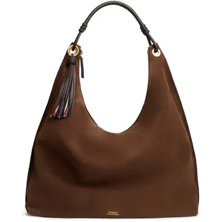 Tommy Hilfiger STATEMENT LEATHER HOBO Shopper Leder Brown