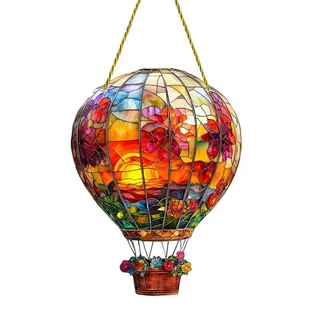 Ballon-Gartendekoration, Glasballon-Solar, 2025 neues Ballonlicht, bunte Dekoration für Innen- und Außenbereich, hängende Dekoration für Fenster, Zuhause, Geschäft, Café, Hochzeit