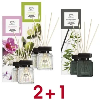 ipuro 2 + 1 Aktion: Raumduft-Set »Flower Bowl / Lime Light / Black Bamboo« 3x 100 ml mehrfarbig