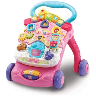 VTech 505653 Baby Interactive with Activities My First Walk with Melodies and Phrases - Pink (Englis