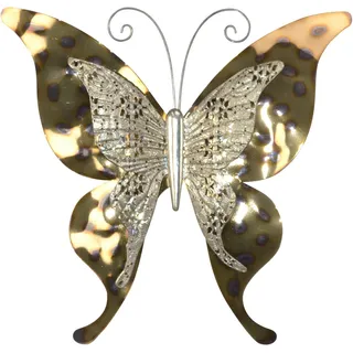 möbel direkt online Wanddekoration Butterfly goldfarben
