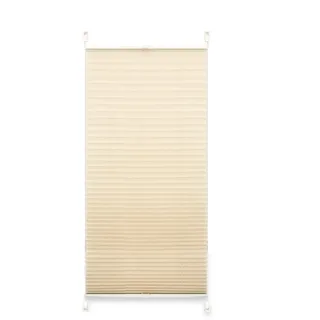 EXKLUSIV HEIMTEXTIL Plissee 90 x 140 cm beige crash
