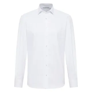 Eterna Comfort Fit Langarmhemd Weiß 40
