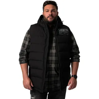 Men Plus by Happy Size Weste Schwarz 8XL
