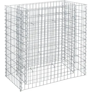 Estexo Hochbeet Gabione Pflanzkorb Drahtgitter Steinkorb Verzinkt Korb Stahlgabione Stahlkorb Metallbeet Metallhochbeet (360x50x100 cm)