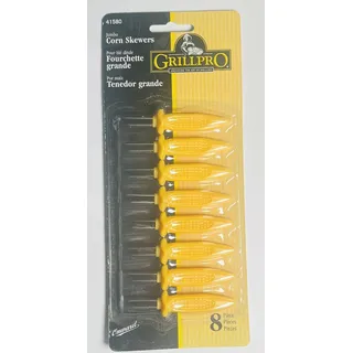 GrillPro Maiskolbenhalter 8er PackMais Pieker BBQ Maiskolben Spieß Halter