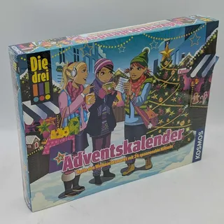 Kosmos 63170 Die drei !!! Adventskalender Rette den Weihnachtsmarkt Rätsel NEU