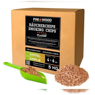 PINI Räucherchips 5 kg Apfel 4-6 mm