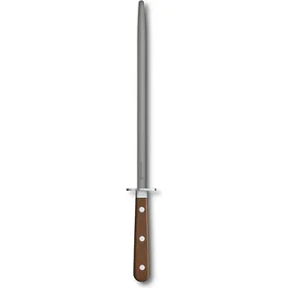 Victorinox Grand Maître, Abziehstahl, 25 cm, Wolframcarbid, rund, mod. Ahorn, Messerschärfer, Braun